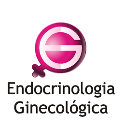 espelho de vênus com a letra E e a letra G. texto: endocrinologia ginecológica