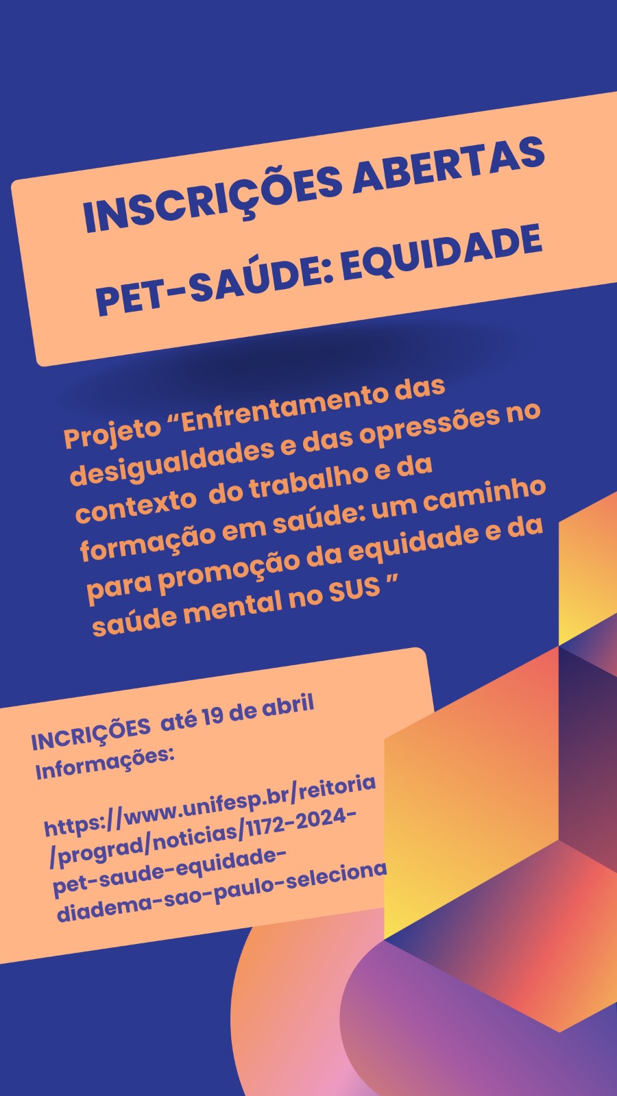 Divulgação PET Diadema