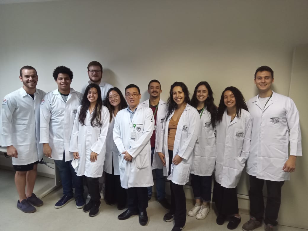 Bruno, Natan, Joao Vitor, Adriane, Leticia, Prof. Dr. Luis Nakano, Alexandre,  Lívia, Marina, Raquel, Guilherme.