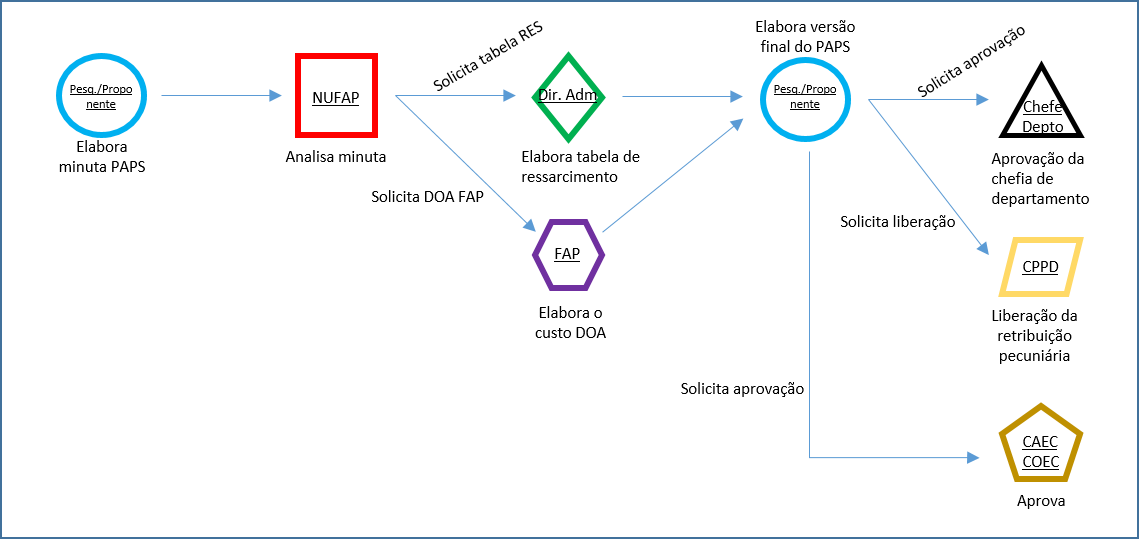 fluxo de elaboração de doc PAPS