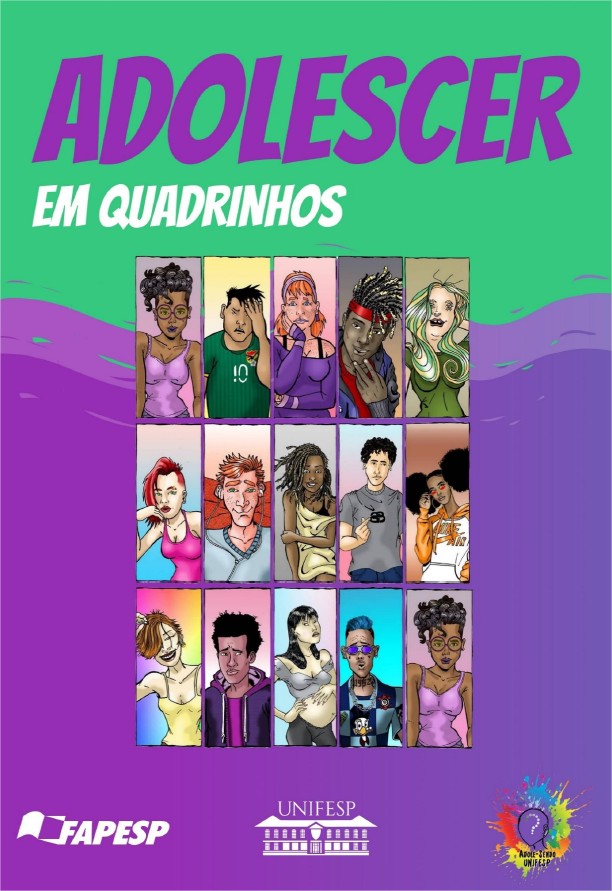 capa adolescer quadrinhos