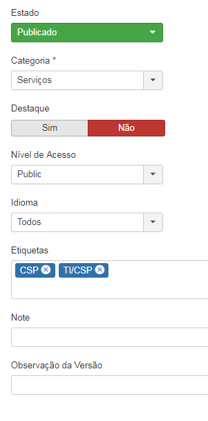 categoria tags